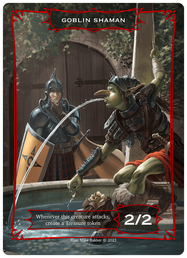 Artist's sample card