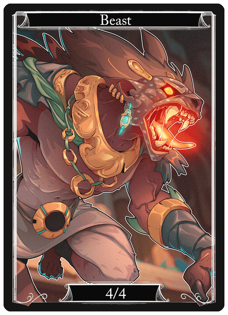 Artist's sample card