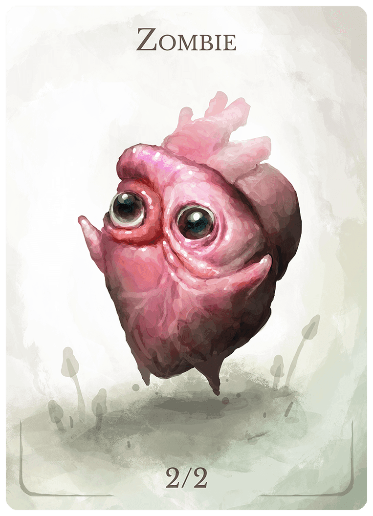 Artist's sample card