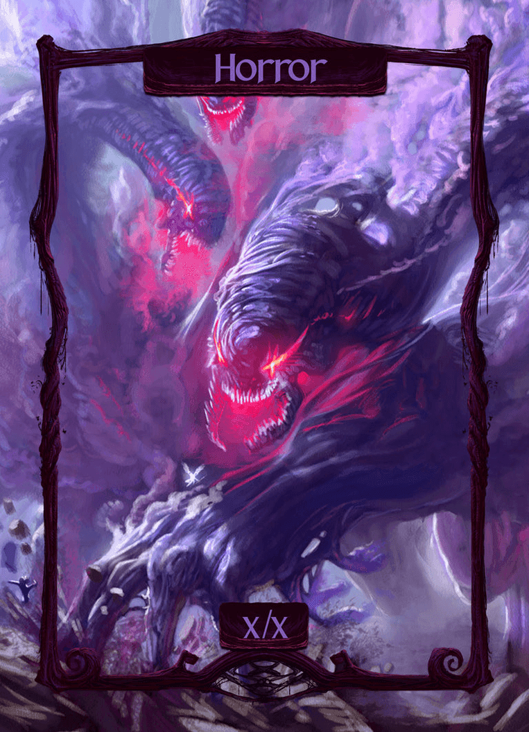 Artist's sample card
