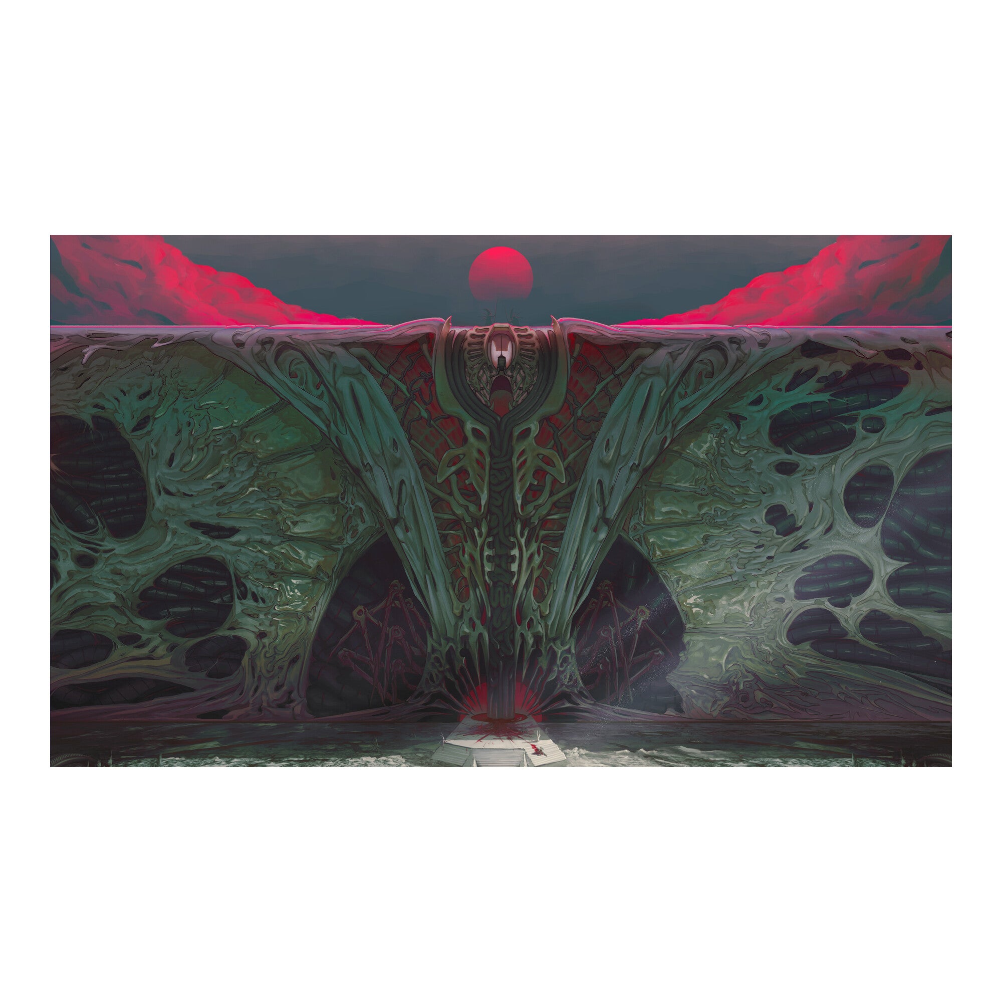 Dark Art playmat by Michael Katchan on a white background