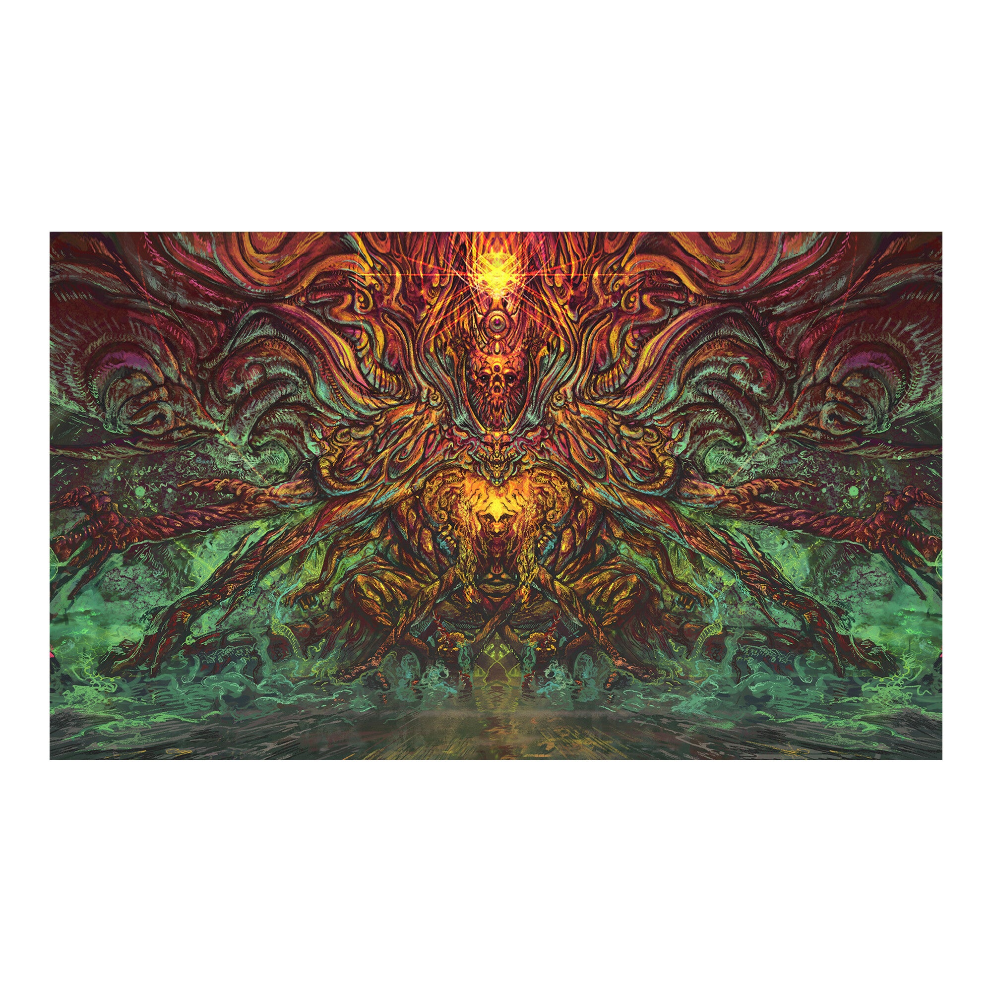 Miquella playmat by Firos on a white background