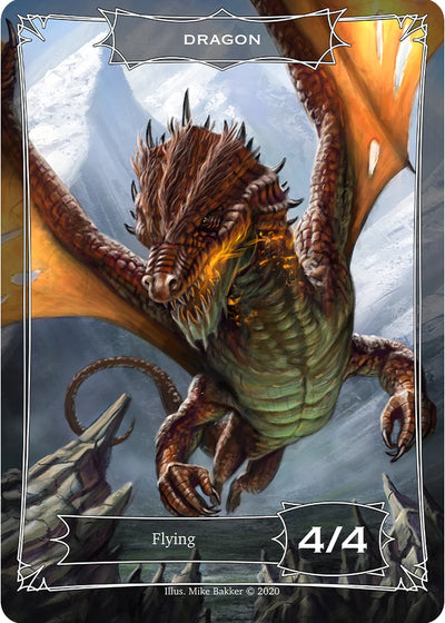 mtg dragon token cards Dragon token (6/6)