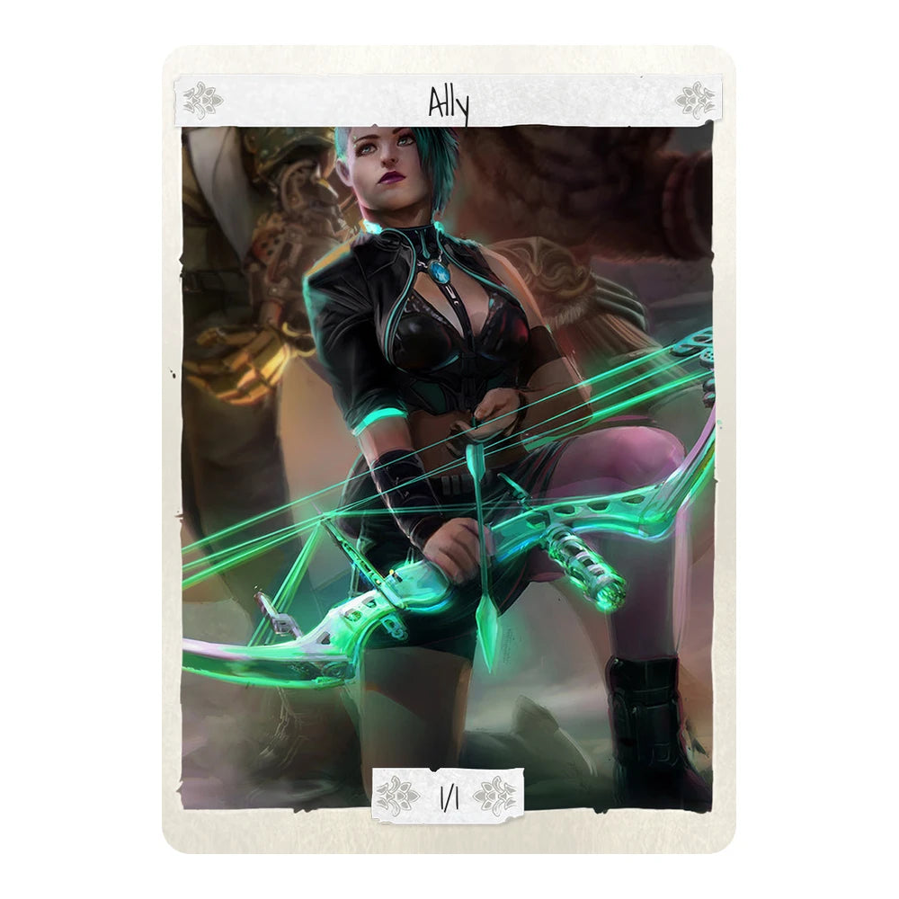 Cyber Archer — Paper — Title + P/T — Ally 1/1