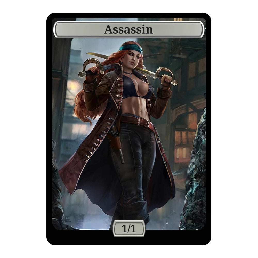 Looking for Trouble — Replica — Title + P/T — Assassin 1/1