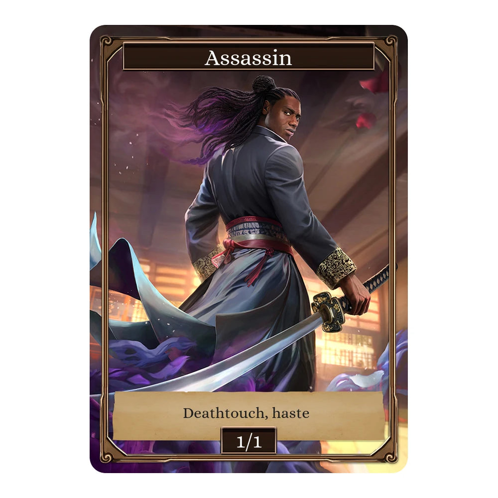 Magos — Fantasy — Title + P/T + Text Box — Assassin 1/1