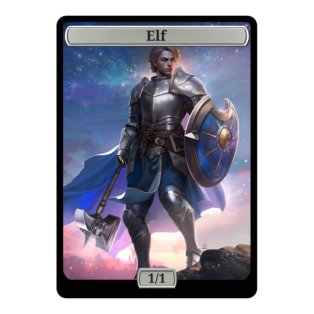 Twilight Knight — Replica — Title + P/T — Elf 1/1