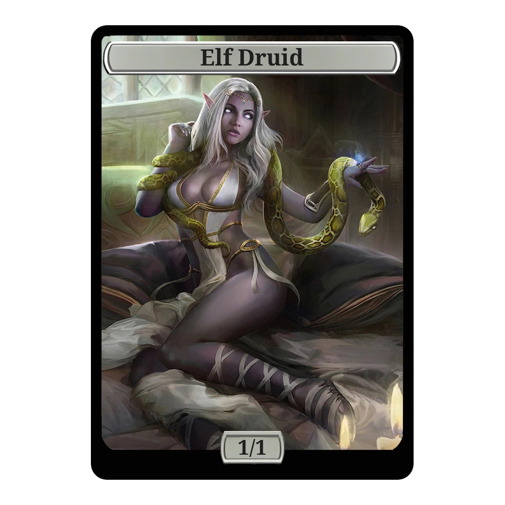 Snake Summoner — Replica — Title + P/T — Elf Druid 1/1