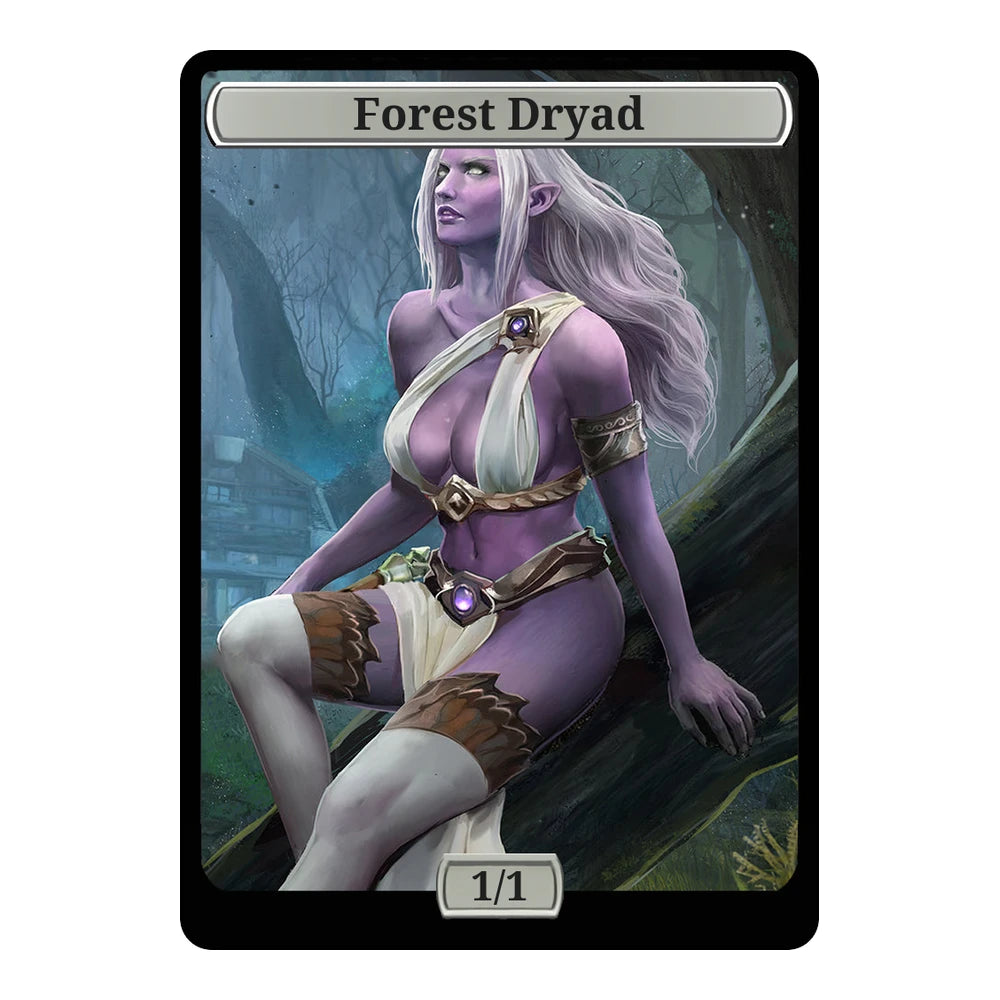 Calm Night — Replica — Title + P/T — Forest Dryad 1/1
