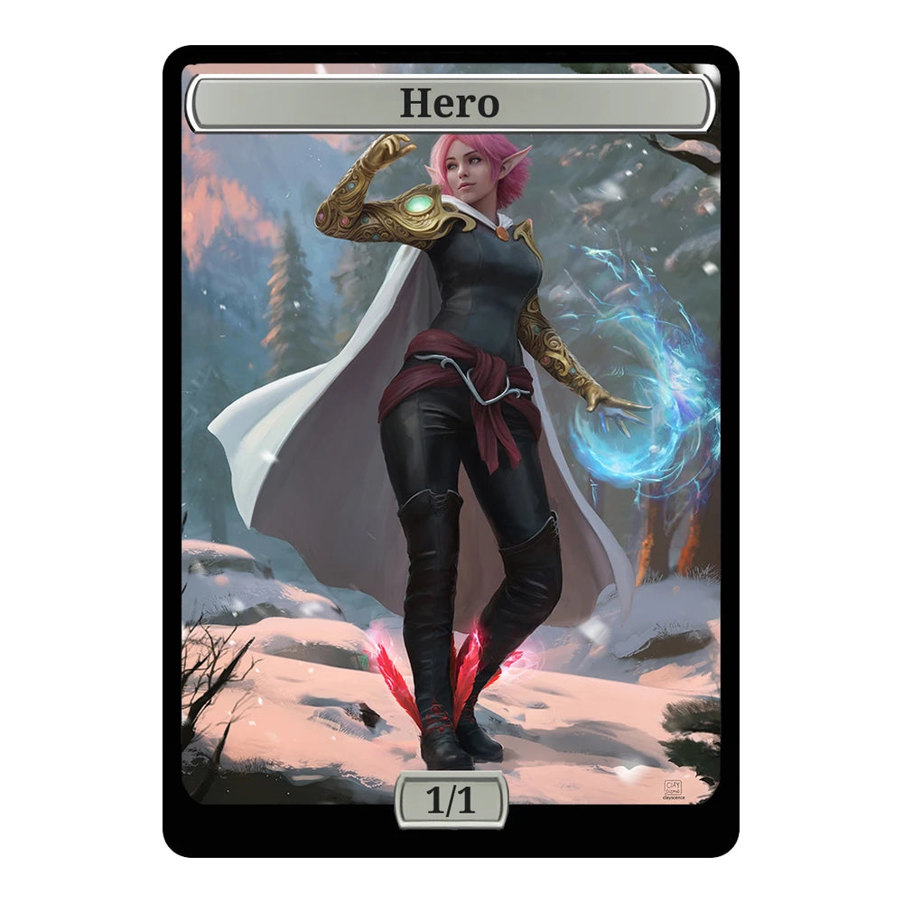 Frozen Arcane Sentinel — Replica — Title + P/T — Hero 1/1
