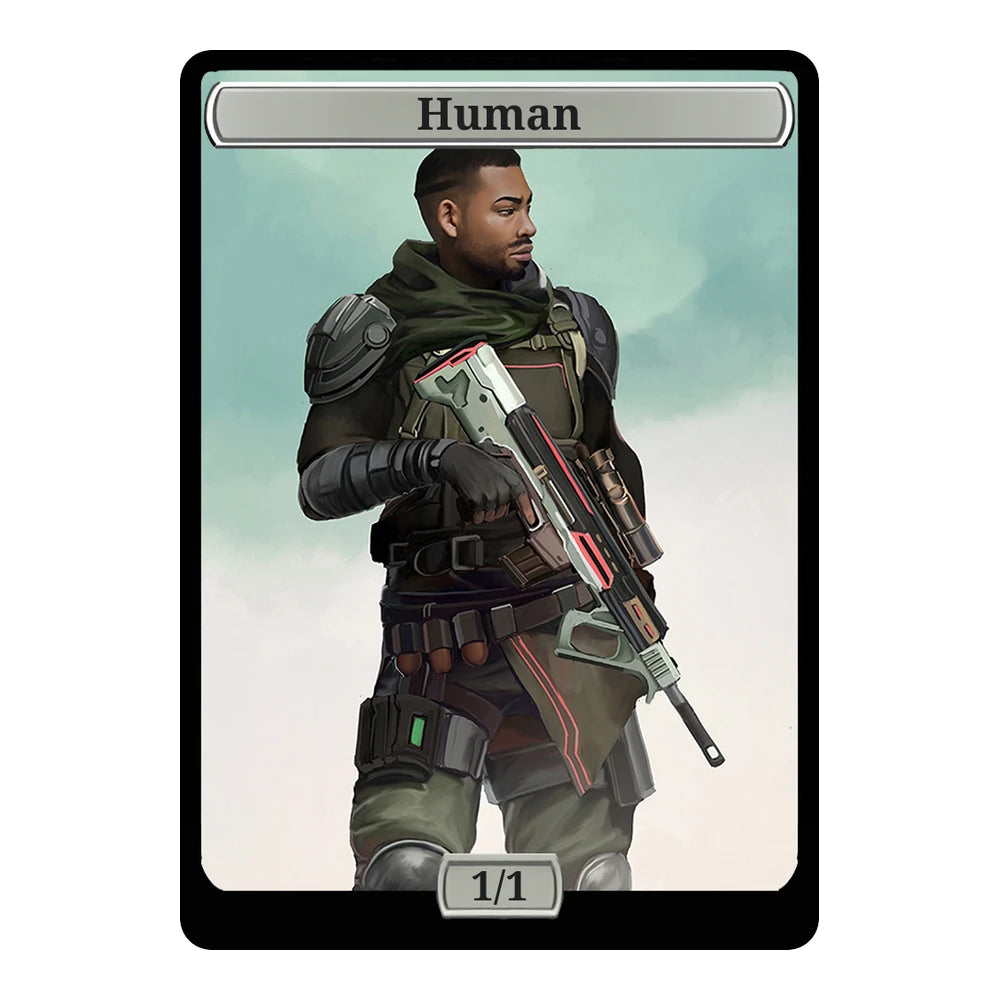 Cyber Soldier — Replica — Title + P/T — Human 1/1
