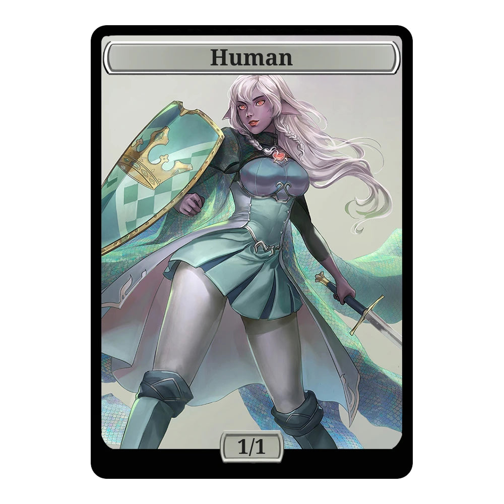 Emerald Knight — Replica — Title + P/T — Human 1/1