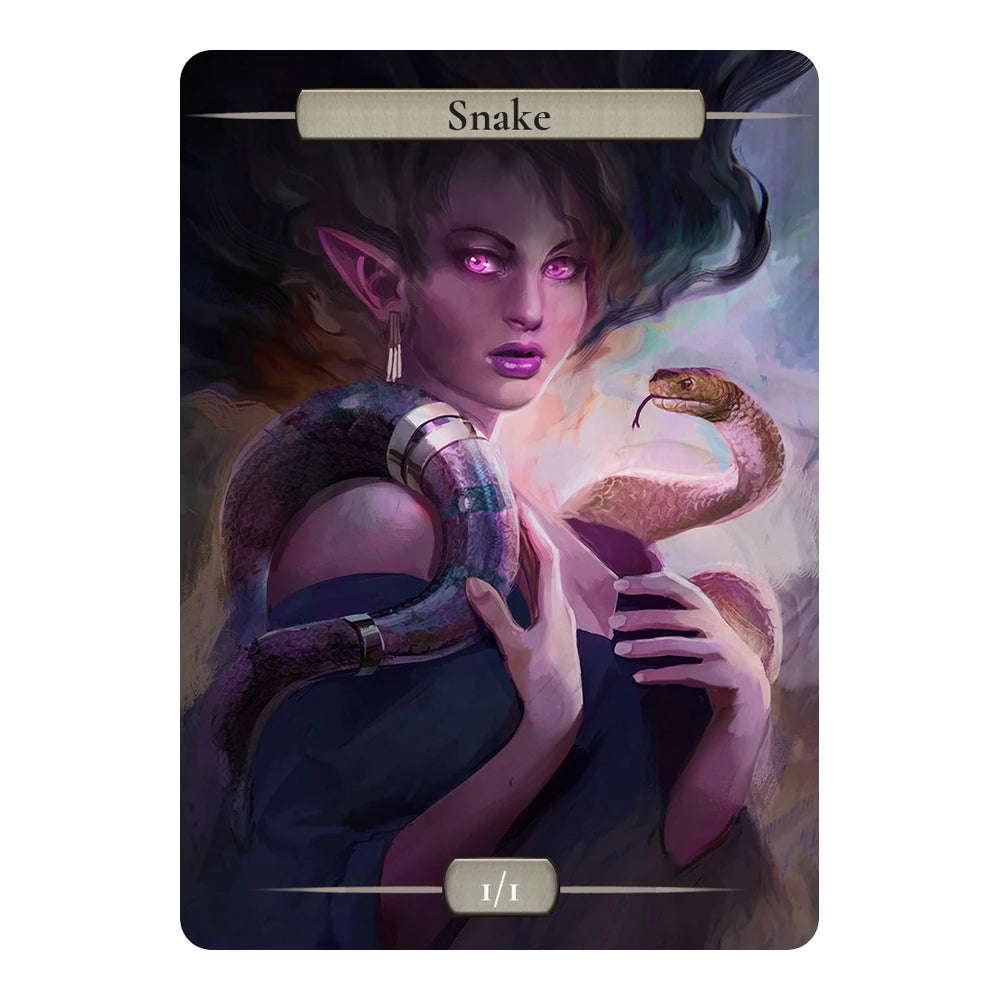 Serpent Demon — Stone Minimal — Title + P/T — Snake 1/1
