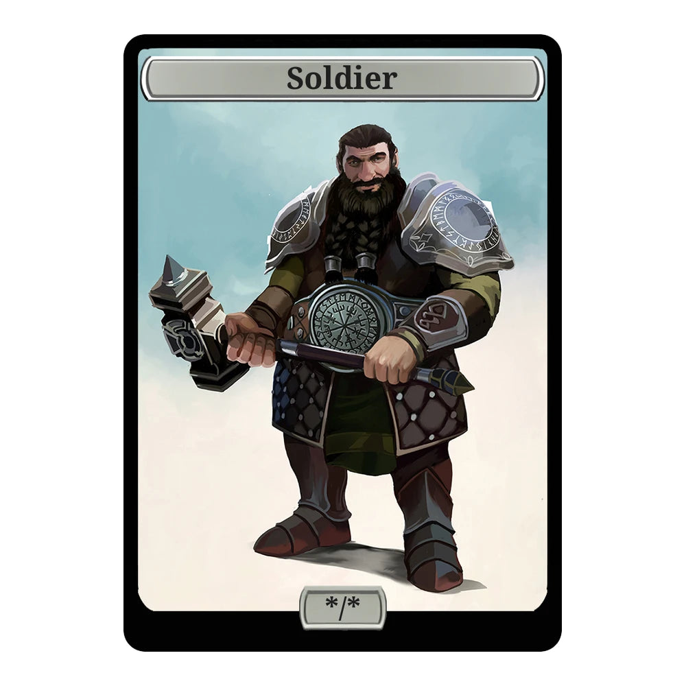 Runic Dwarf — Replica — Title + P/T — Soldier */*