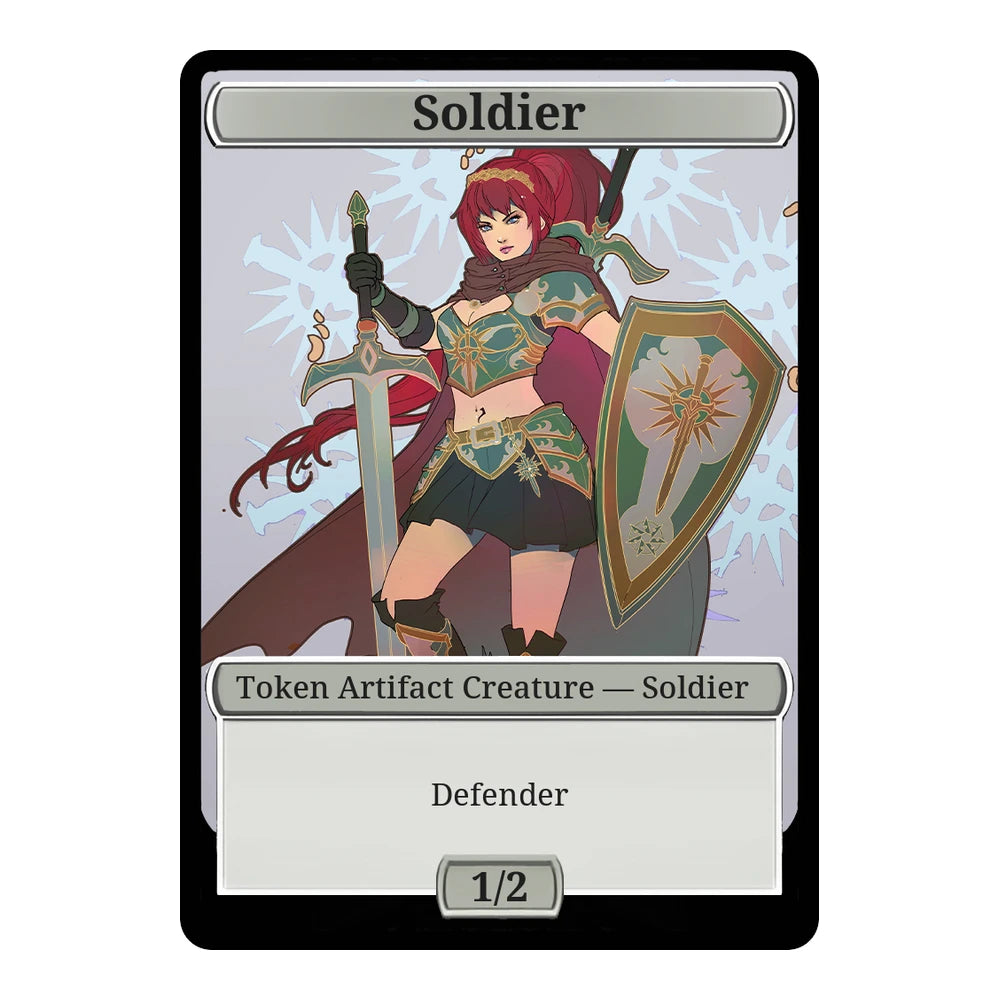 Heraldic Warrior — Replica — Title + Type Line + P/T + Text Box — Soldier 1/2