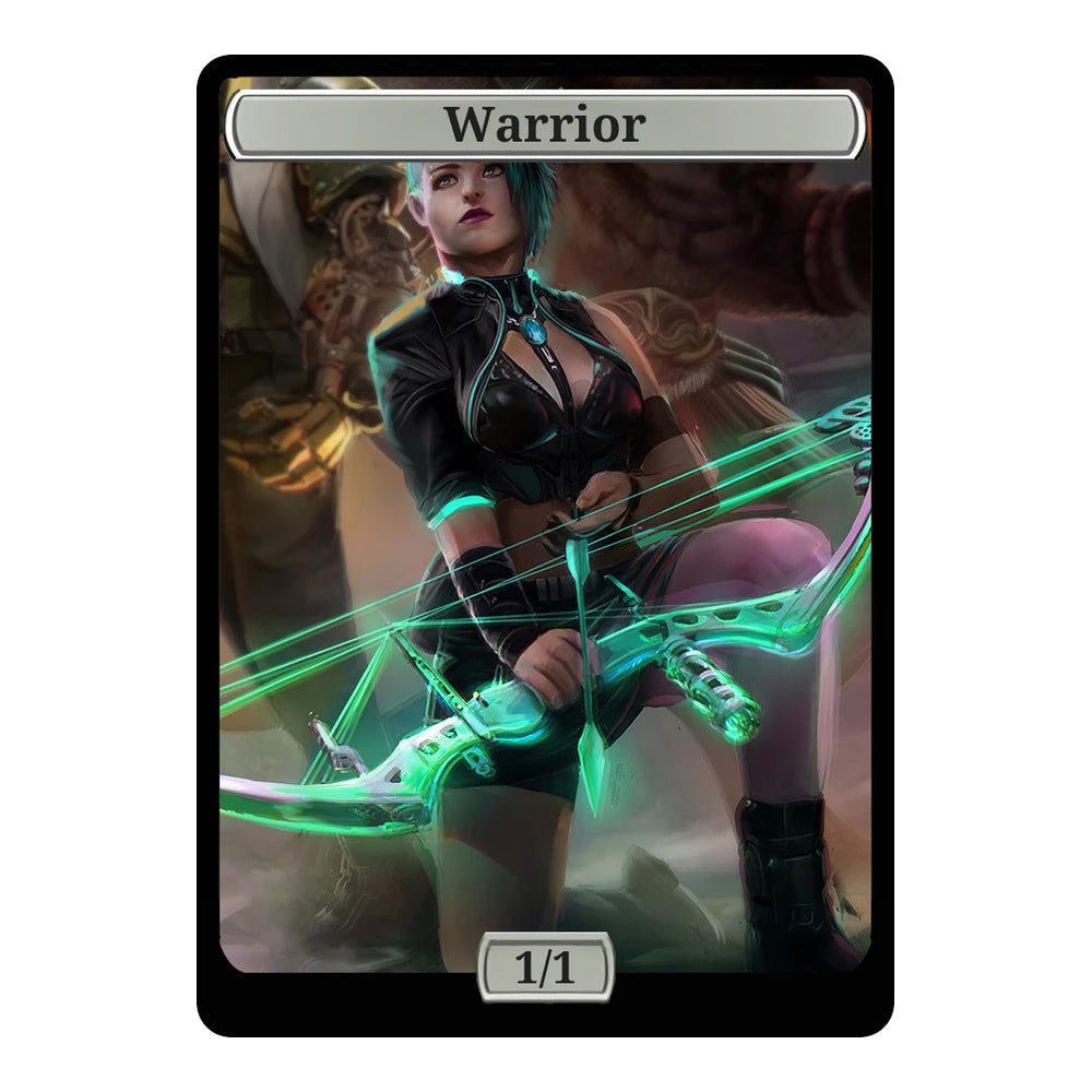Cyber Archer — Replica — Title + P/T — Warrior 1/1