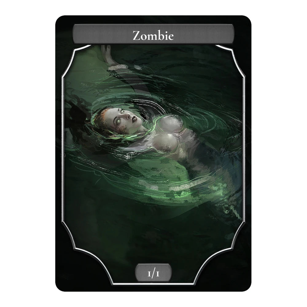 The Depths — Stone Transp — Title + P/T — Zombie 1/1